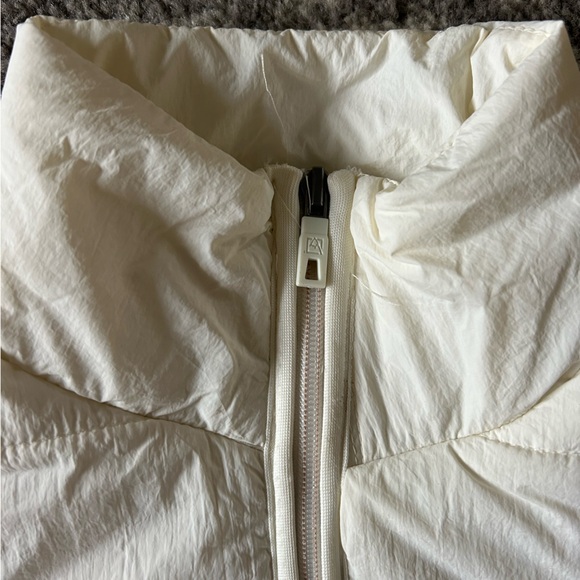Avalanche Off-White Quilted Puffer Coat Women XS - Picture 5 of 7